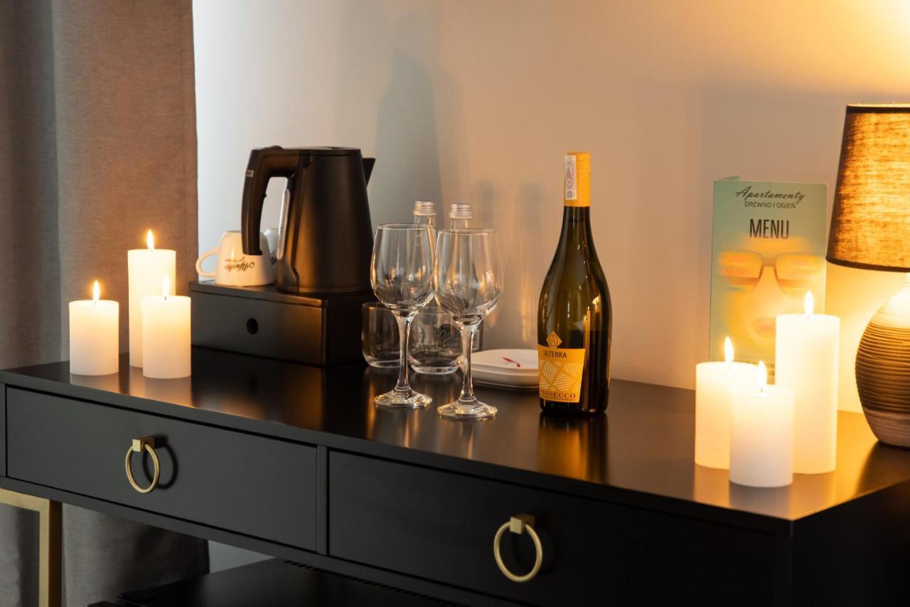 Apartamenty Drewno I Ogien 奥尔什丁 外观 照片